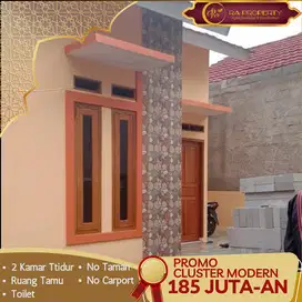 Dijual rumah siap huni 2 kamar akses strategis dekat Stasiun KRL