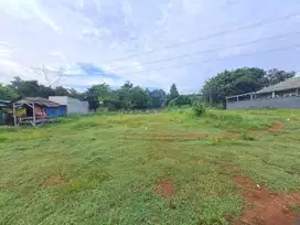 Tanah kavling pinggir jalan raya gunung sindur strategis
