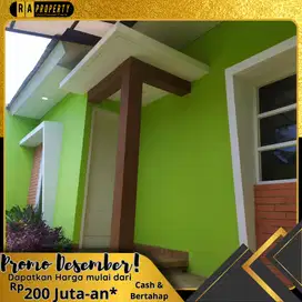 Rumah murah siap huni 2 kamar akses strategis hanya 250 jutaan