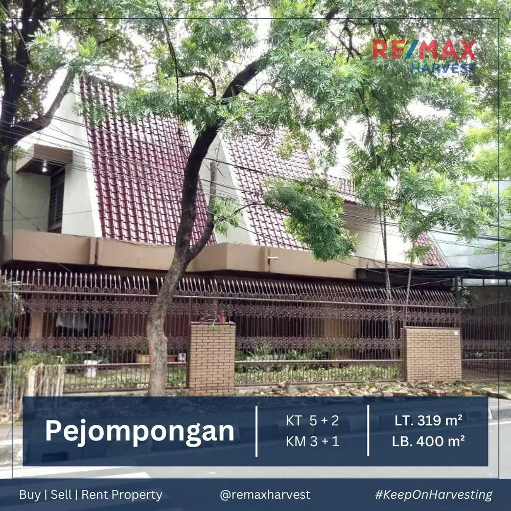 Dijual Cepat ! Rumah Posisi Hoek, SHM Di Benhil - PEJOMPONGAN