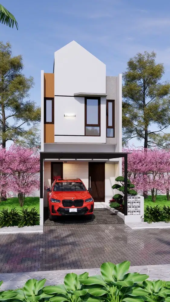Cluster mewah 700jt-an di setu Jakarta timur full bata merah