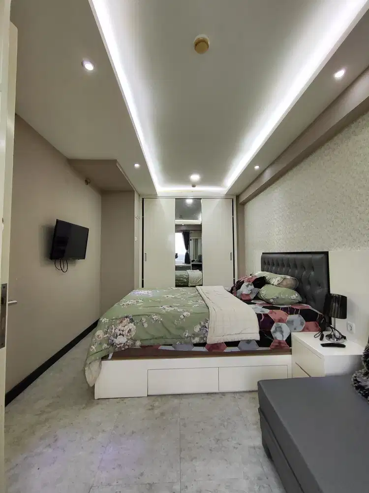 Unit sewa tipe 2BR jadi 1BR fullfurnish Apartemen Bassura City