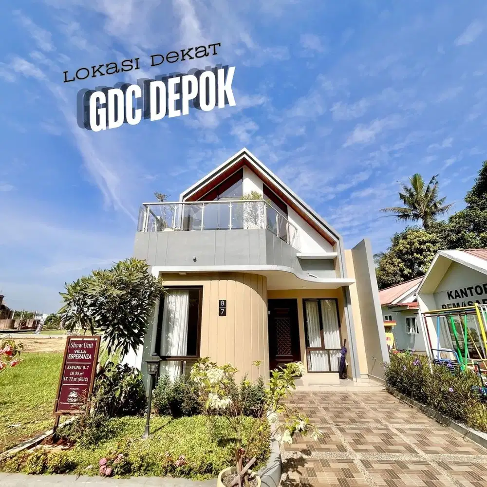Dijual Villa Fasilitas Lengkap Dekat GDC