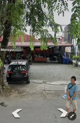 Disewakan sebidang tanah dan bangunan daerah ra.ai jalan Dr Mansyur