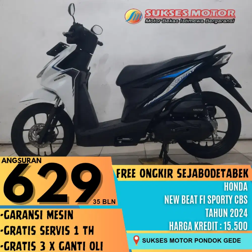 HONDA BEAT SPORTY CBS TAHUN 2024
