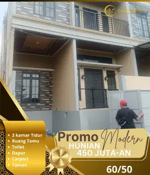 CLUSTER 2 LANTAI 3 KAMAR DESAIN MODERN AKSES STRATEGIS CASH DAN KPR