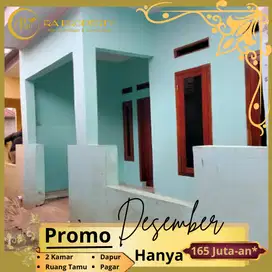 Hanya 165 jutaan rumah minimalis siap huni 2 kamar dilokasi strategis