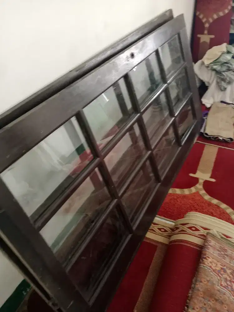 2 kusen pintu jati