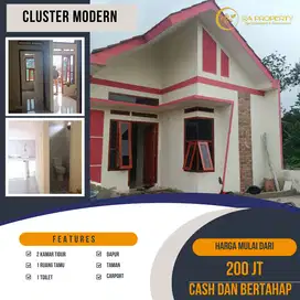 rumah siap huni 2 kamar hanya 235 jutaan akses mobil lokasi strategis