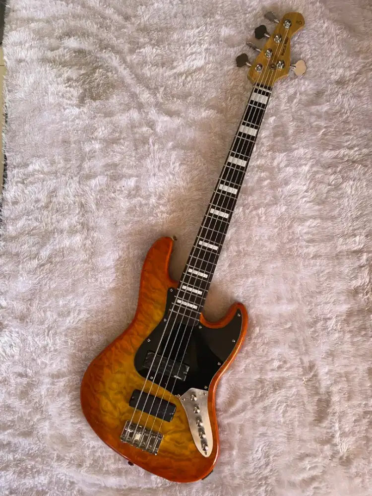 Bass custom 5string aktif preamp