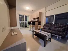 Jalan kaki Ke Mall Central Park, Disewa Apartemen Madison Park 2BR Fully Furnished Interior Siap Huni, Di Tanjung Duren Jakarta Barat