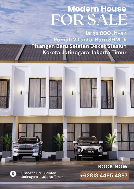 Rumah 2 Lantai 800 Jt-an Di Pisangan Baru Selatan Jatinegara Jaktim