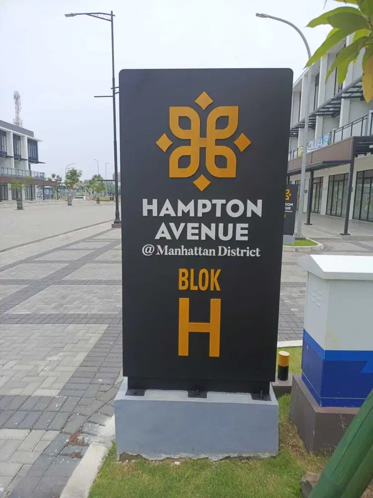 Ruko Hampton Avenue, Lt. 49,5m2  3lt, tangerang