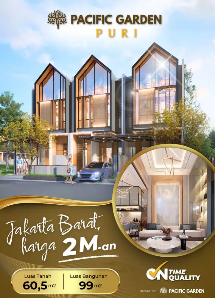 DIJUAL HUNIAN MEWAH BARU 3 LANTAI DI PUSAT KOTA JAKARTA BARAT