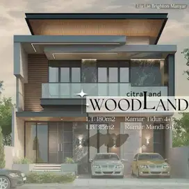 Rumah 2lt Minimalis Modern Woodland Citraland Surabaya Barat