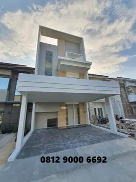 Dijual Rumah Baru 3 Lantai Catelya Residence BSD tangerang ada rooftop