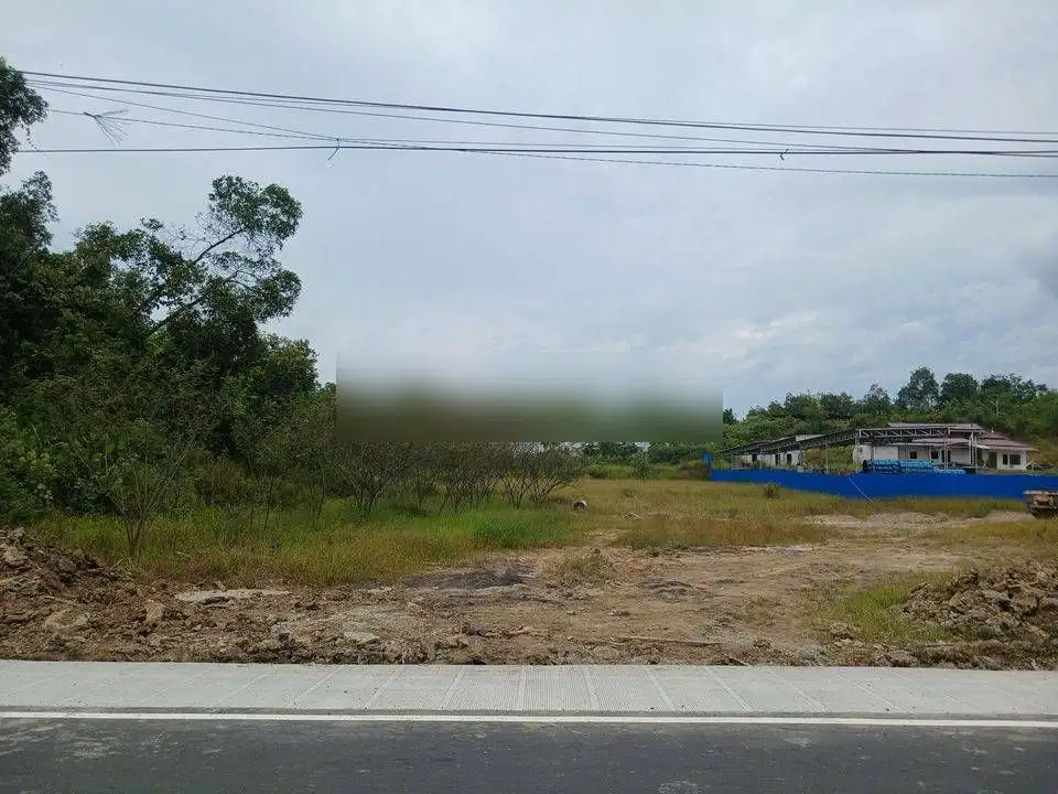 TANAH/LAHAN PINGGIR JALAN POROS KILO 13 PULAU BALANG
