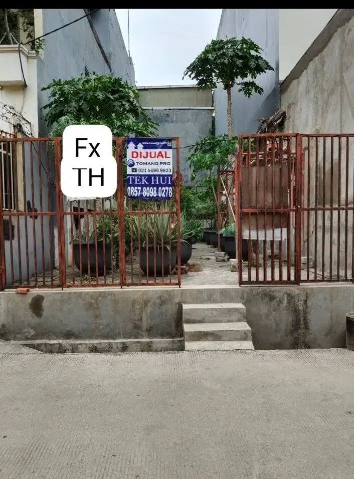 Dijual Cepat Tanah Kosong 94 m2, hadap Timur di Tomang Jakarta Barat