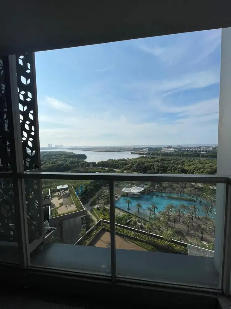 Disewakan studio furnished seaview Apartemen Gold coast