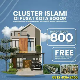 Hunian Islami Eksklusif 2 Lantai 800 Jutaan Dekat Tol Yasmin Bogor