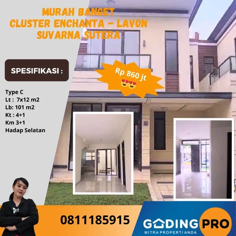 Termurah Enchanta Type C Rp 860 jt Lavon Cikupa TGR