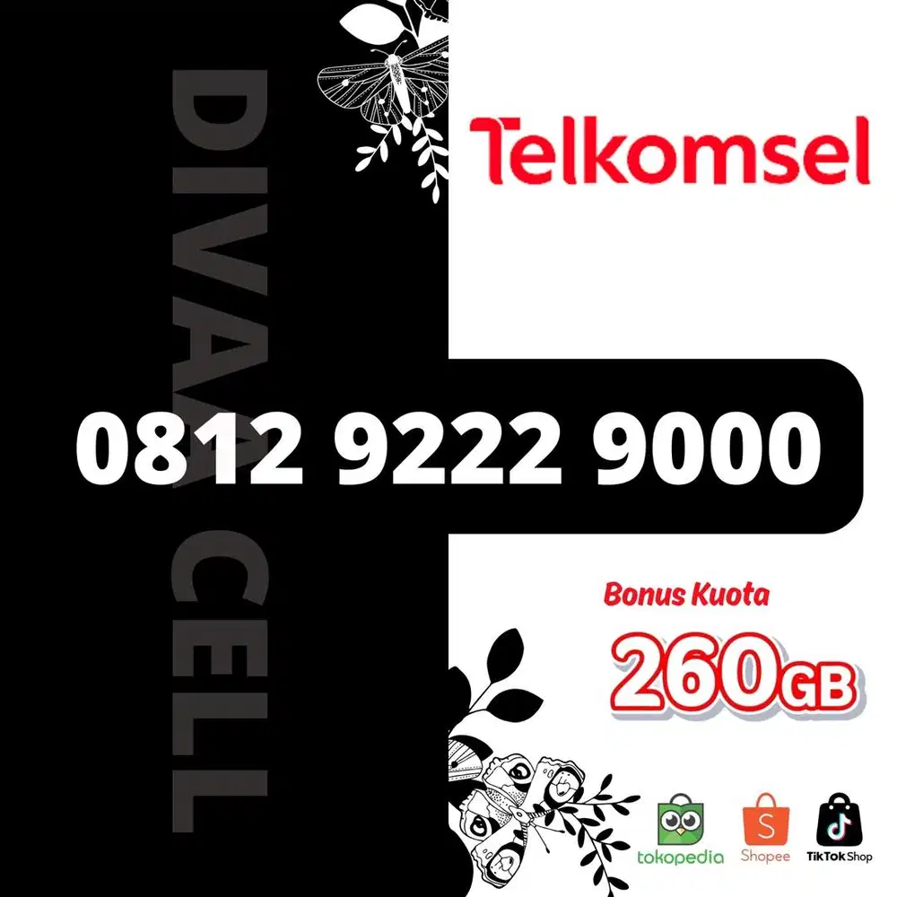 Kartu Perdana Telkomsel Cantik Nomor Telkomsel Tripel 000