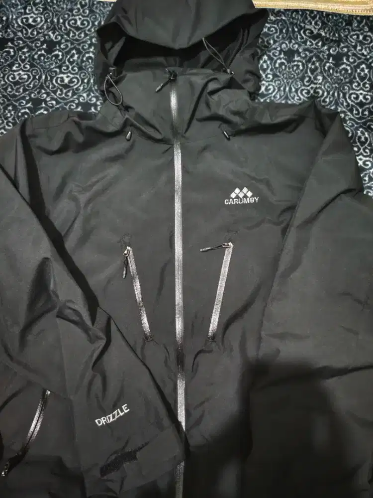 Carumby drizzle hitam bordir micro
