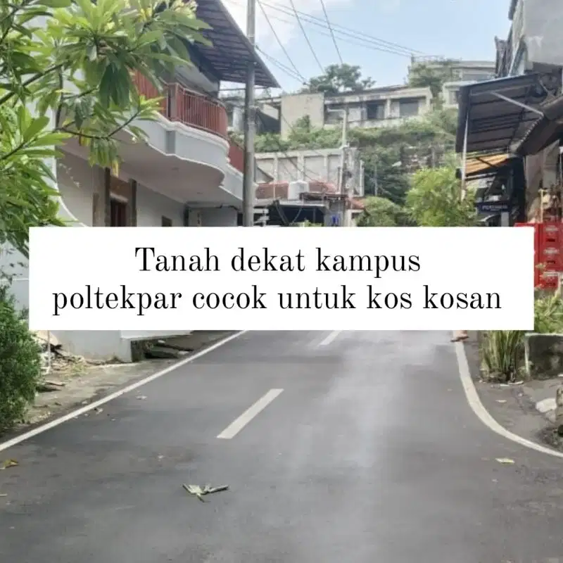 Dijual tanah dekat kampus poltekpar Bali, kampial