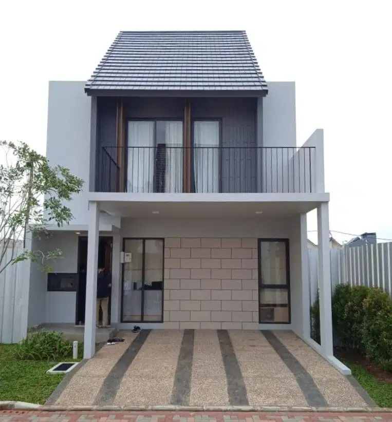 Rumah 2lt Attic 7x12 3KT Cluster Wisteria Keppel Land Metland Cakung