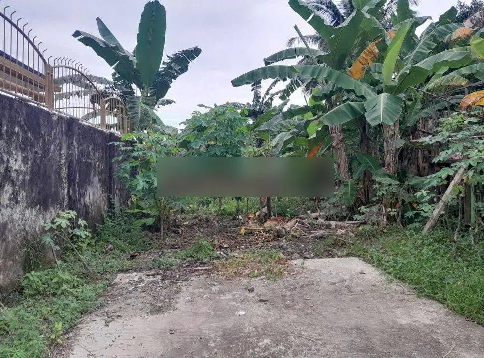 TANAH/LAHAN BELAKANG RUNJAB WALIKOTA PINGGIR JALAN COR PERUMAHAN