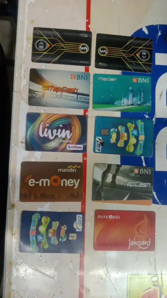 Kartu Flazz e money Livin tap cash Jak card jual cepat