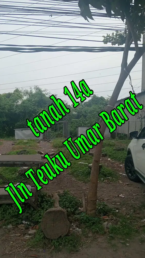 Dijual Tanah 14a di Jln induk Teuku Umar Barat Denpasar Bali