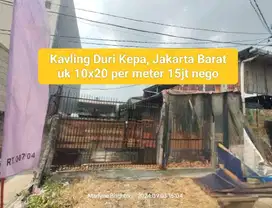 Kavling Duri Kepa, Dekat Tanjung Duren, Cocok Jadikan Mini Cluster