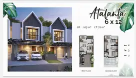 Rumah Last Unit Tipe Atalanta di Northwest Central