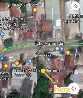 Dijual Tanah pinggir jalan daerah muncul tangsel lokasi jalan aktif