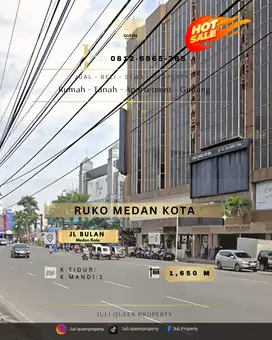 Ruko Di Bawah Harga Pasar jln Bulan Medan Kota