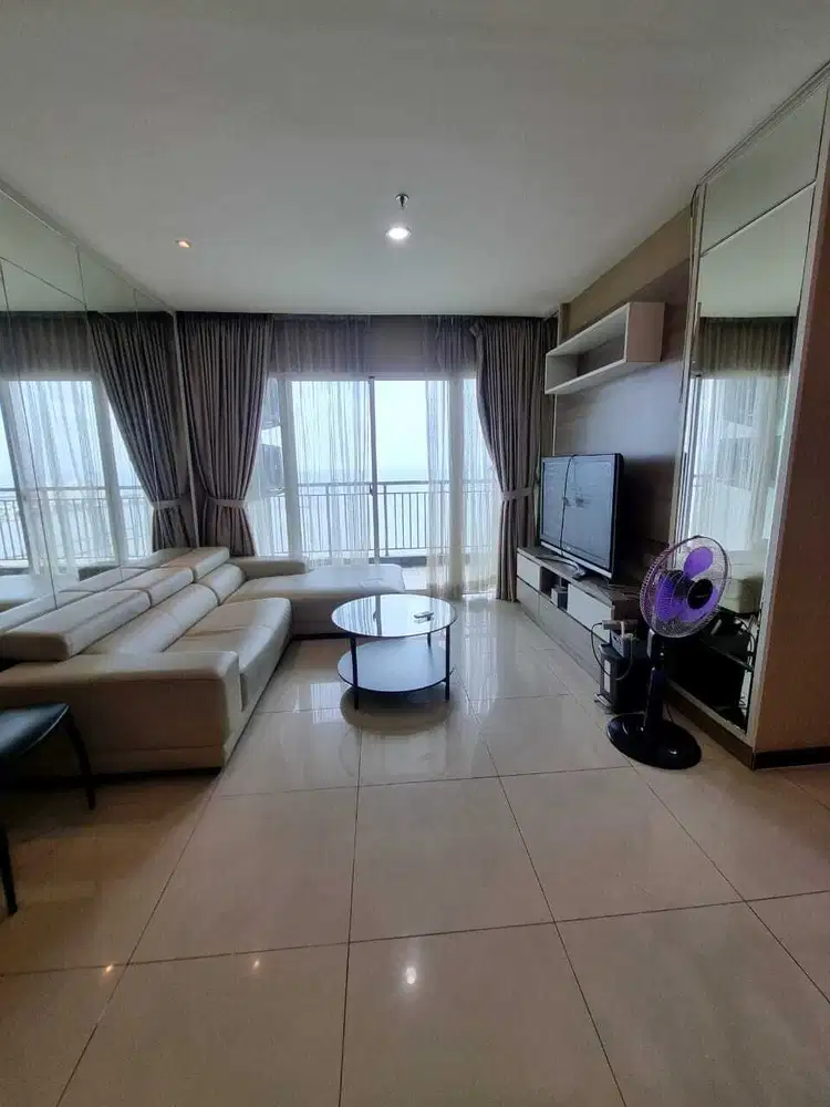 Disewa Apartemen Greenbay Pluit 3BR, 118m2, Sea View, Furnish