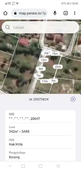 Dijual tanah di lokasi Tukad unda Jimbaran cocok untuk rumah dan kosan