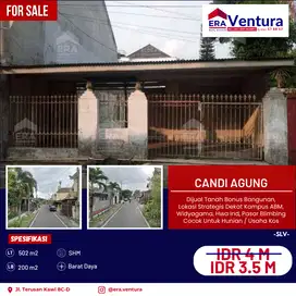 Dijual Tanah Bonus Bangunan Di Daerah Blimbing