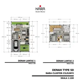 Rumah 2 Lantai Murah Dekat Pintu Tol Cileunyi - Nara Cluster Cileunyi