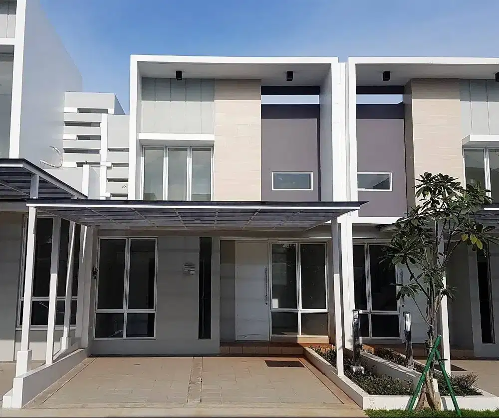 Rumah 2 lantai siap huni 6x15 tipe 4KT cluster yarra JGC Jakarta Garde