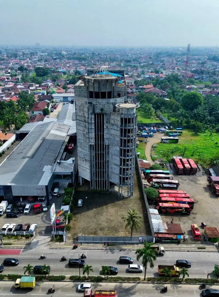 Gedung 10 Lantai Inti Kota Dekat Gerbang Tol Jl. Sisingamangaraj