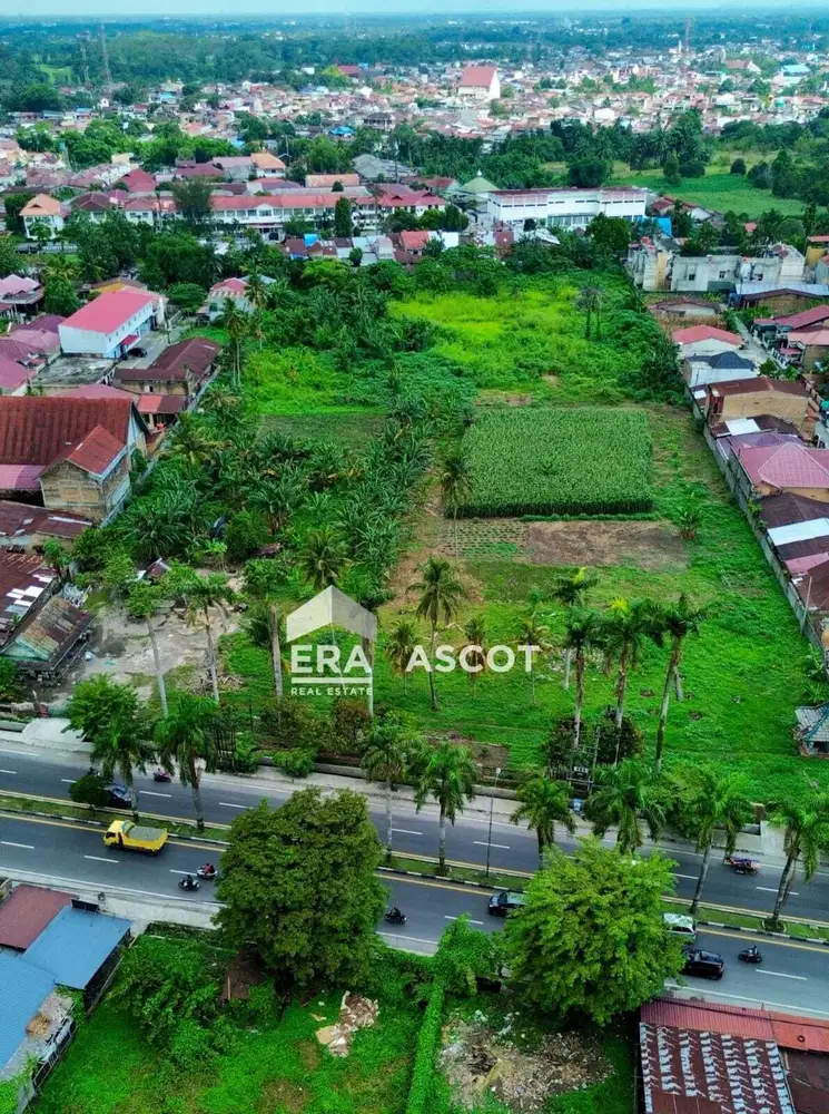 Disewakan Tanah Komersial Strategis Luas 2 Ha Jalan Jamin Ginting