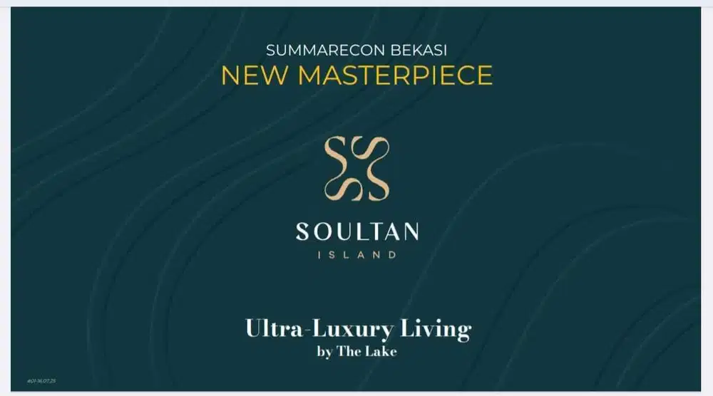 Luxury home living summarecon bekasi the soultan island new masterpiec