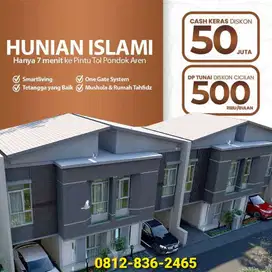 Hunian Islami 2 Lantai di Bintaro Jaya Sektor 9 Tangerang Selatan