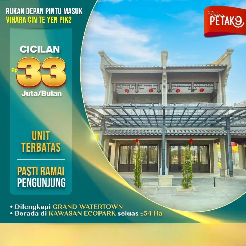 PIK2 - RUKAN CIN TEK YEN PETAK 9 - PANTAI INDAH KAPUK