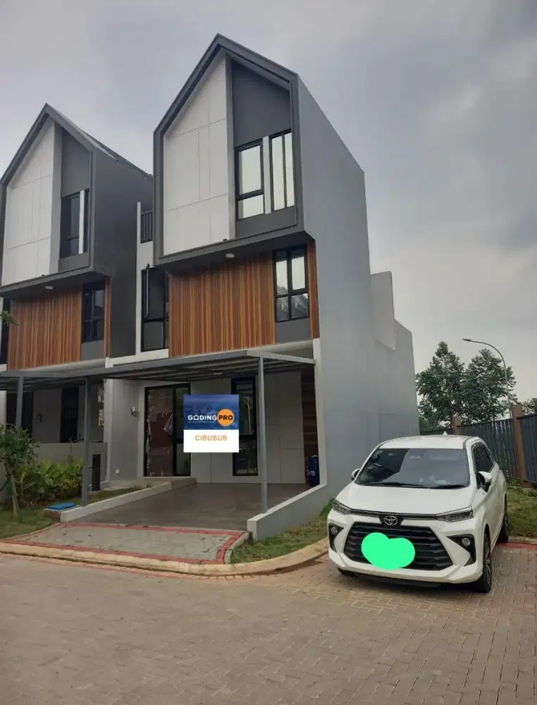 Rumah 3 Lantai HOEK JUAL CEPAT di Kota Wisata Cibubur