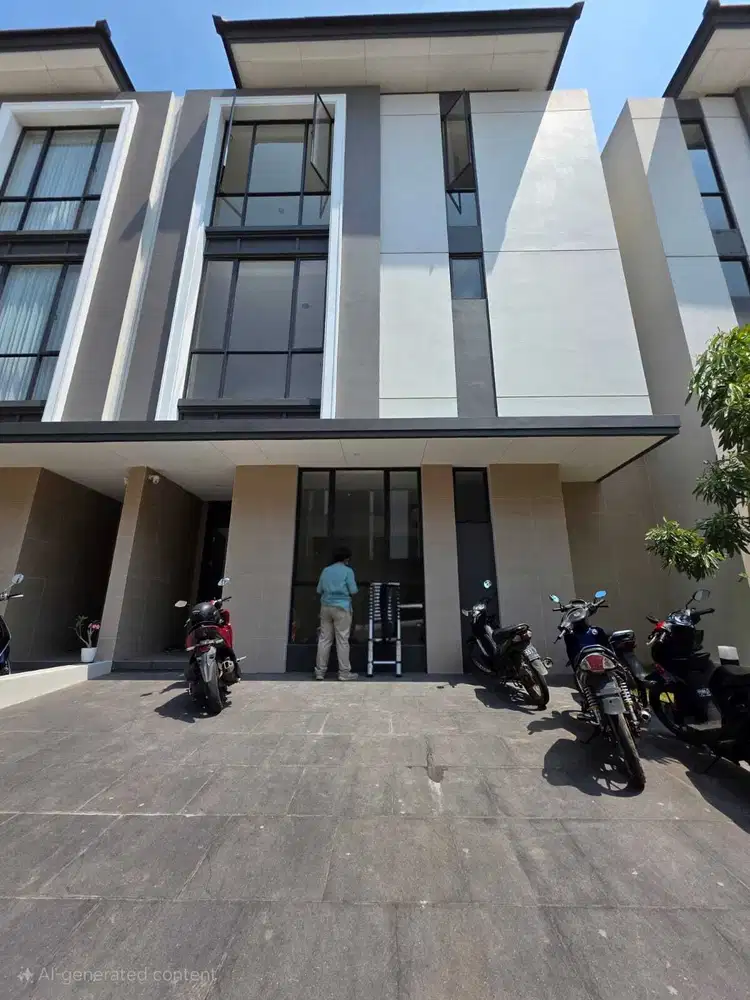 Rumah bagus modern kekinian di cluster elite ASYA Jakarta timur