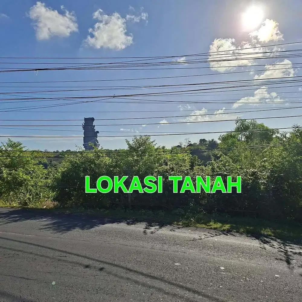 LAHAN MURAH DENGAN VIEW GBK DI GOA GONG, UNGASAN - BALI