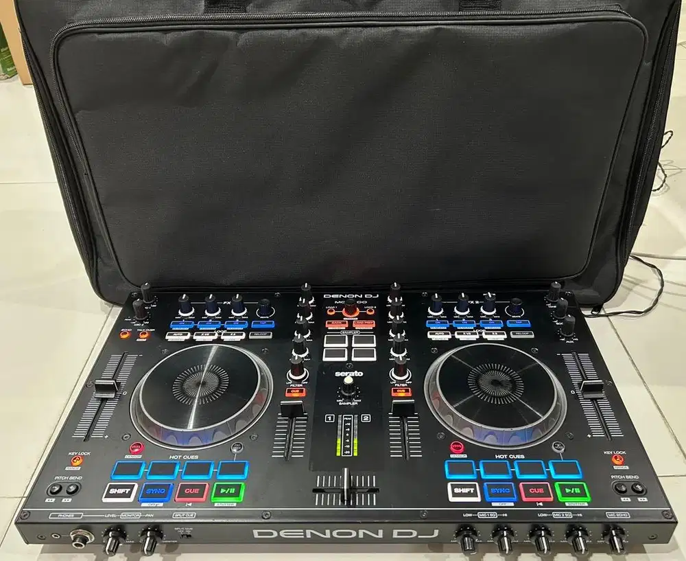 Alat DJ Denon MC4000 + Tas Controller Pioneer DJ DDJ 400 ; FLX4 ; FLX2